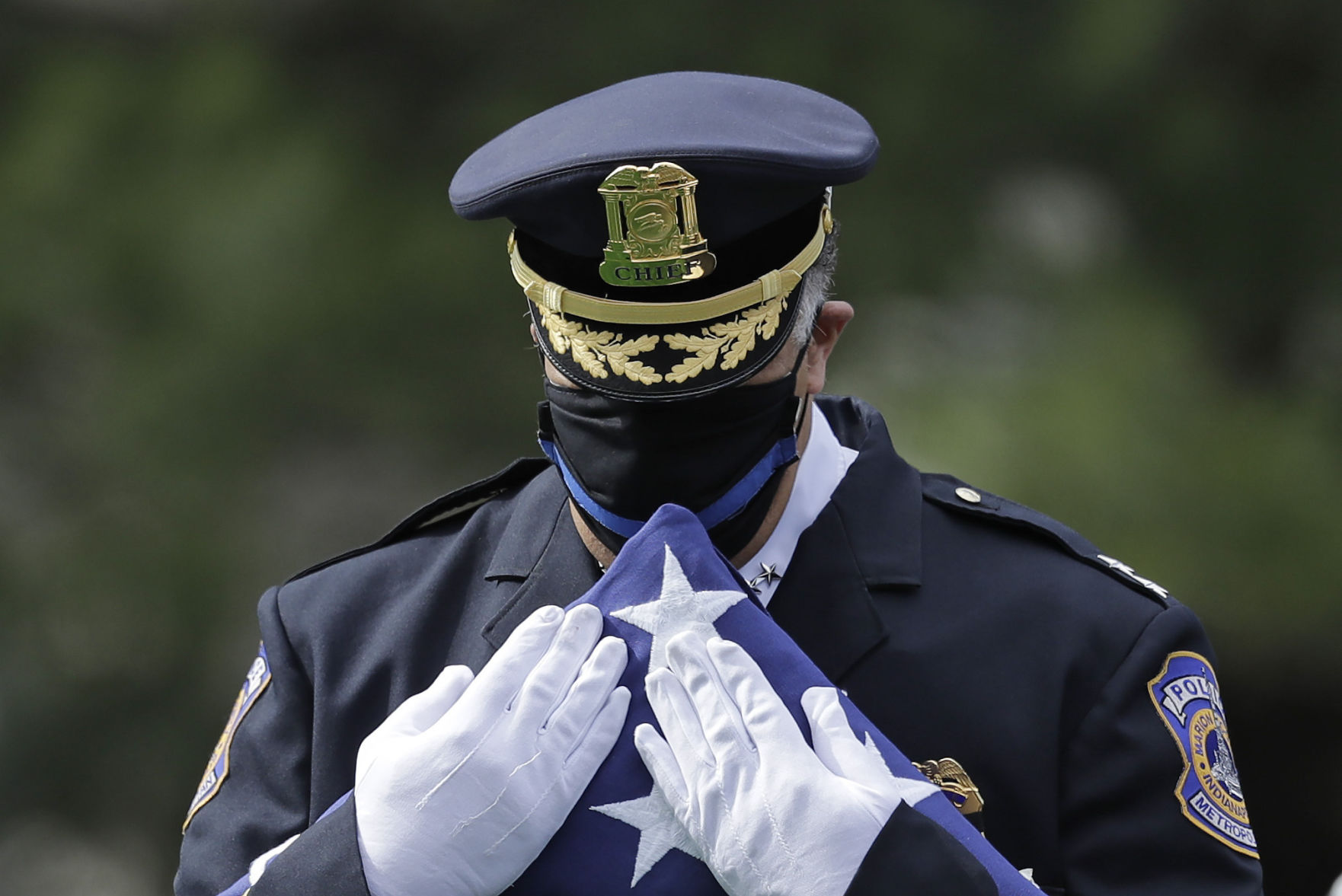 APTOPIX Indianapolis Officer Shot